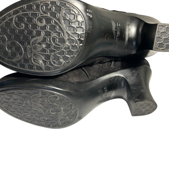 Dansko Buffy Womens Leather Suede Black Ankle Booties Sz 39 - Picture 9 of 9